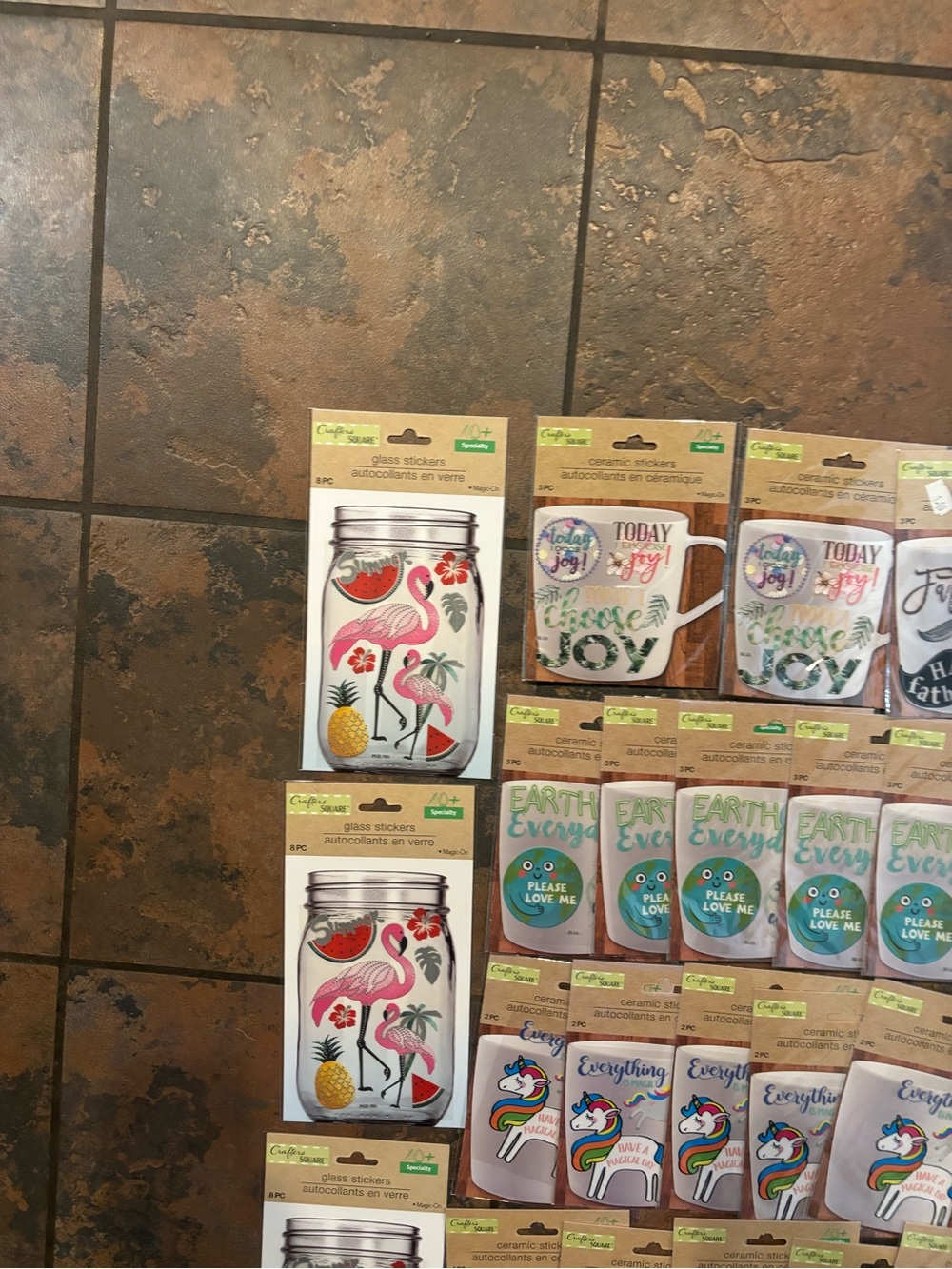Glass and ceramic sticker bundle - Picture 7 of 8